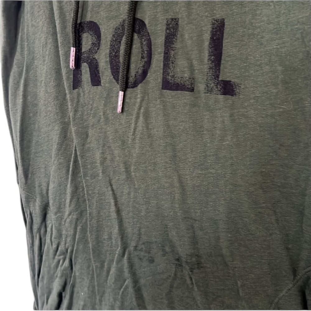 Zadig & Voltaire Hooded Sleeveless Rock & Roll Olive Dress Distressed Medium - Picture 12 of 13
